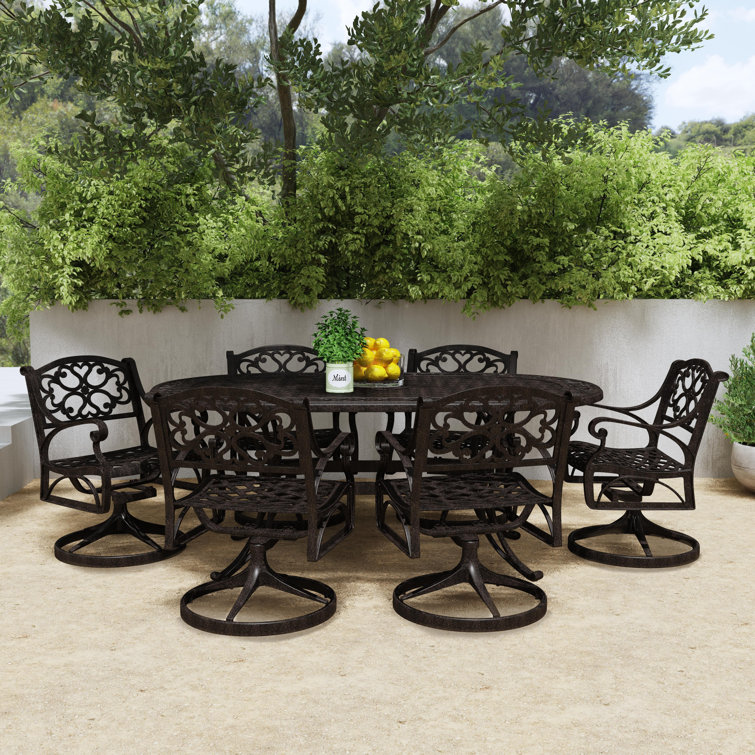 Vintage patio dining discount set